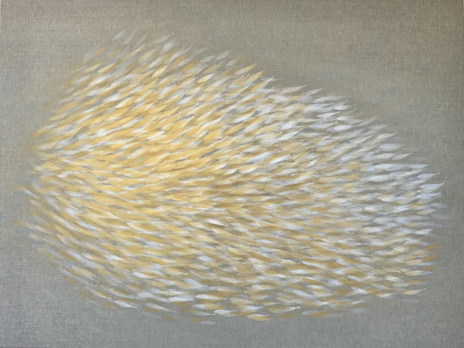 Fish nº156 / Golden series Malgorzata Krakowiak Original painting for sale