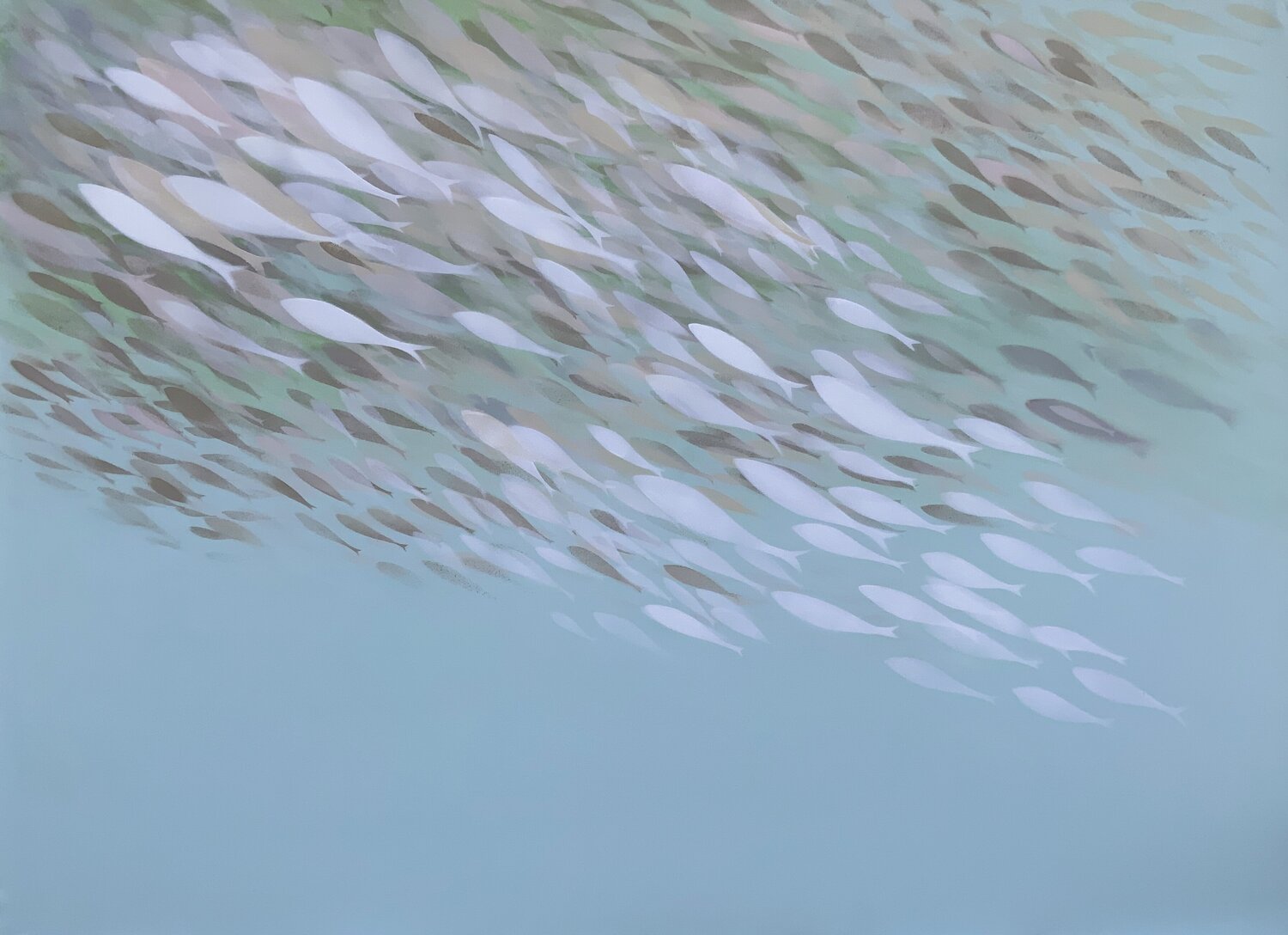 Fish nº189 Malgorzata Krakowiak Original painting for sale