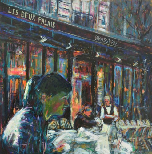 Secrets series 4 2021 No 4 Deep gaze by Peter Wood, Painting for Sale on Select