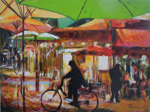 Secrets 19 - En Pied - 2023 by Peter Wood, Painting for Sale on Select
