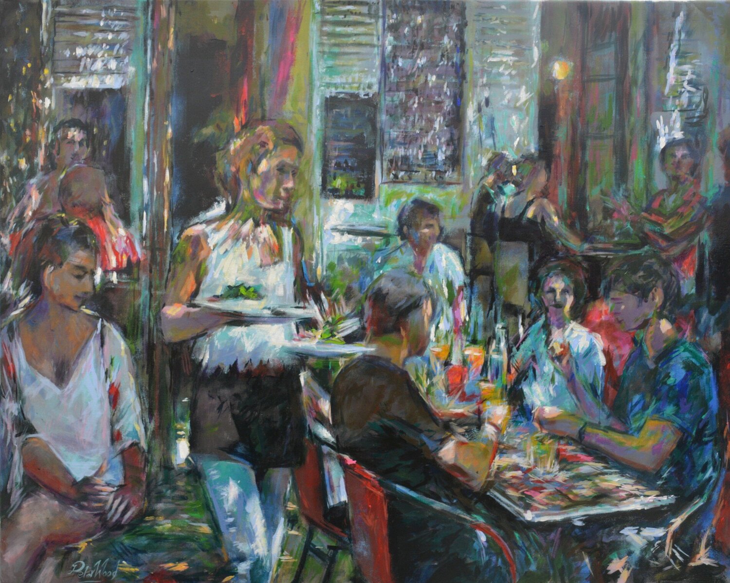 Secrets 10 - Winter 2023 - Summer Salads Peter Wood Original painting for sale