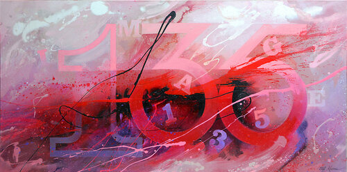 Red Blast - Image #135 by Cliff Kearns, Painting for Sale on Select