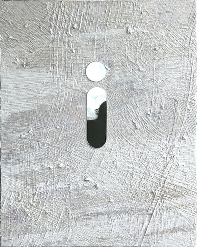 MiRROR 'i' on PLATiNUM #279 by Cliff Kearns, Painting for Sale on Select