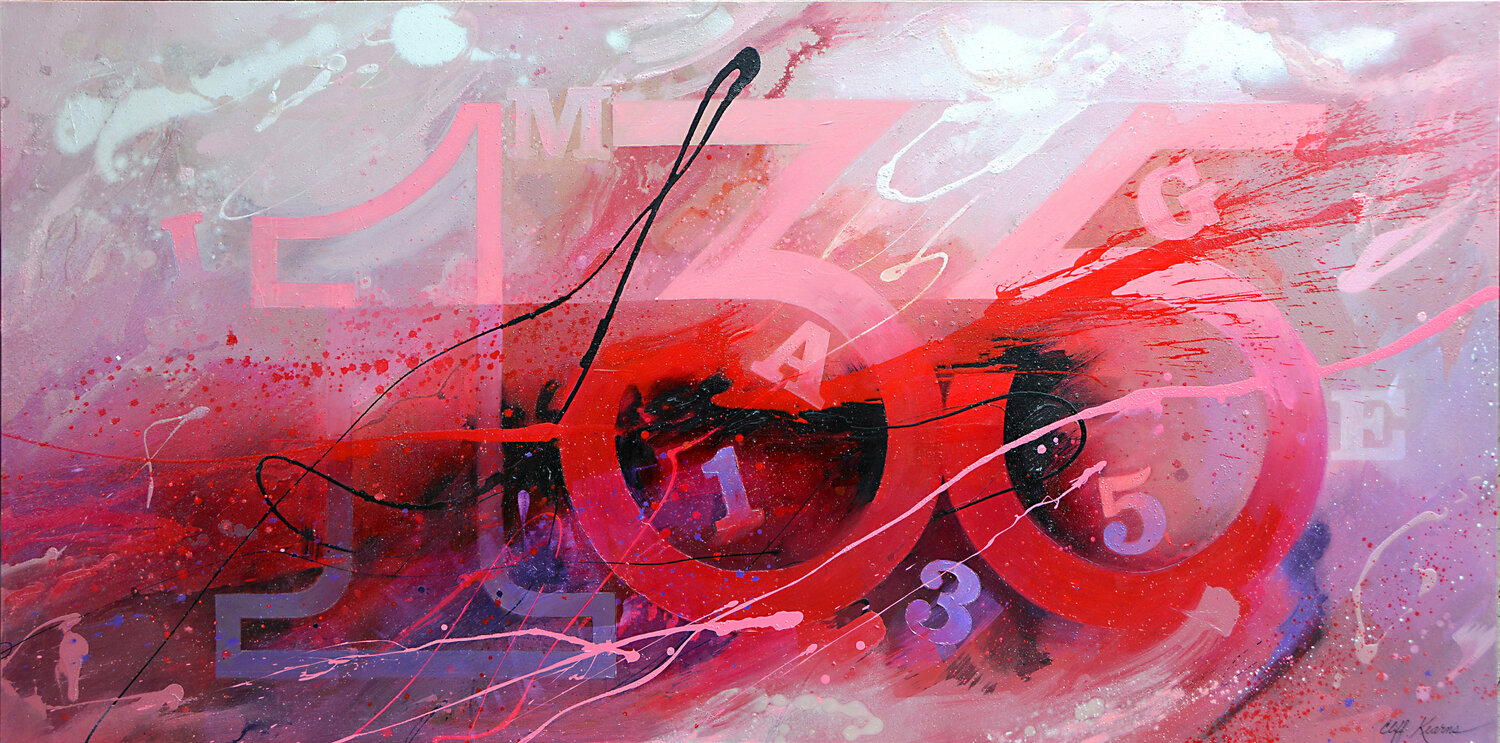 Red Blast - Image #135 Cliff Kearns Original painting for sale