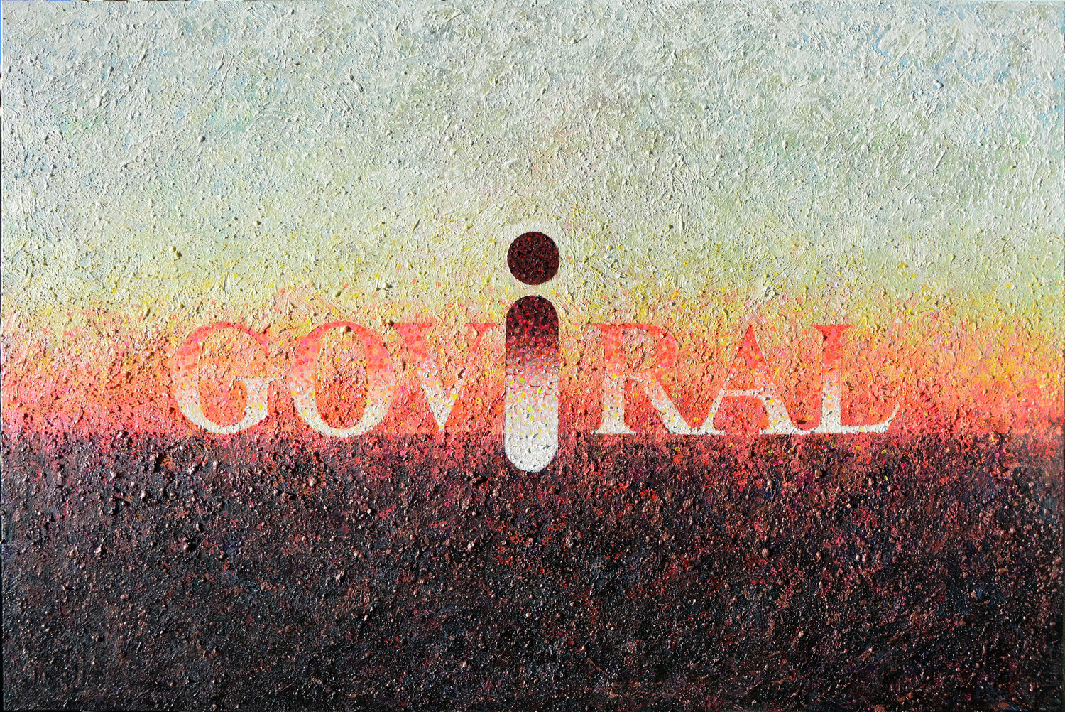 I GO ViRAL  #268 Cliff Kearns Original painting for sale