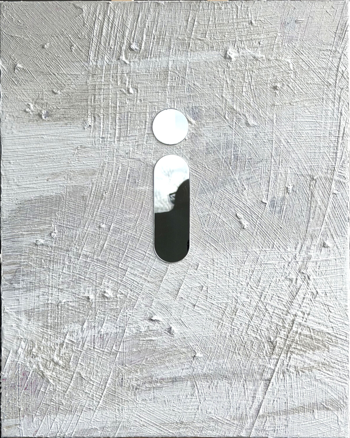 MiRROR 'i' on PLATiNUM #279 Cliff Kearns Original painting for sale