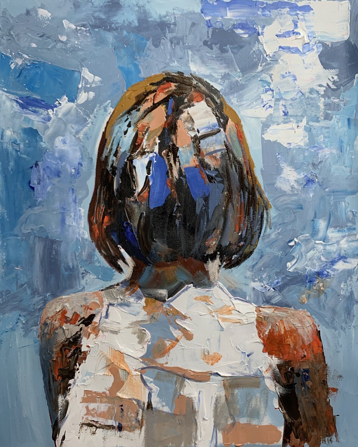 Woman Portrait. Vita Schagen Original painting for sale