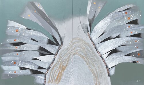 Butterfly II by Yenny Yohan, Painting for Sale on Select