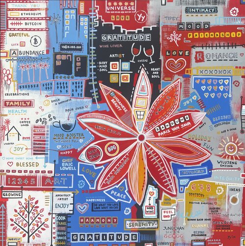 Gratitude IV by Yenny Yohan, Painting for Sale on Select