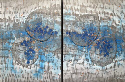 Soulmate III, IV by Yenny Yohan, Painting for Sale on Select
