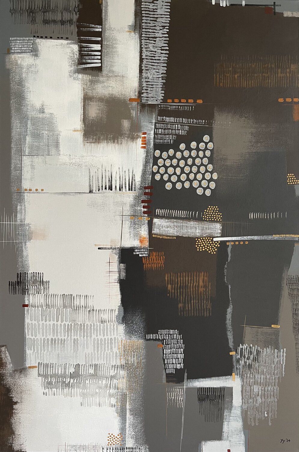 City Life III Yenny Yohan Original painting for sale
