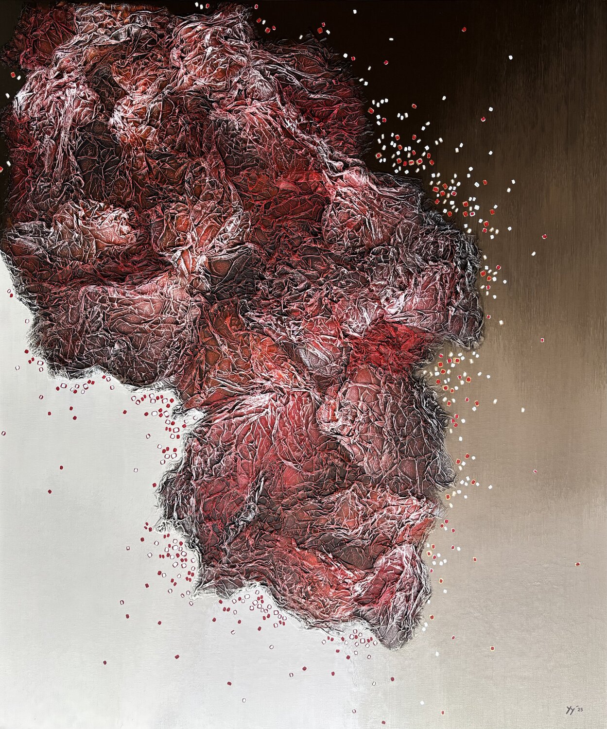 Flowers IX Yenny Yohan Original painting for sale