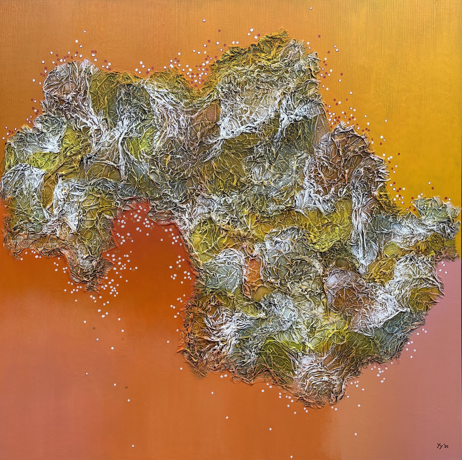 Flowers XI Yenny Yohan Original painting for sale