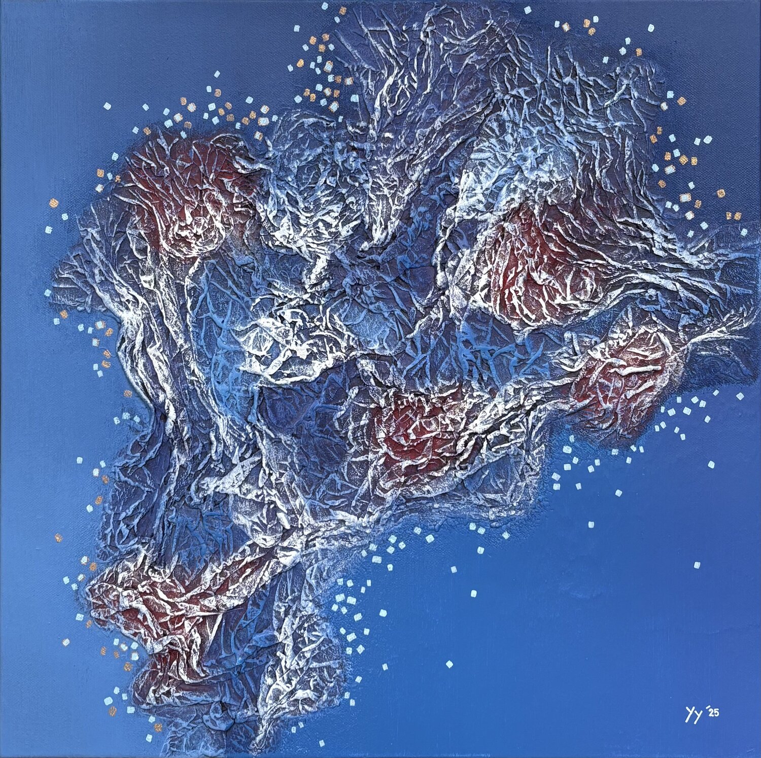Flowers XII Yenny Yohan Original painting for sale