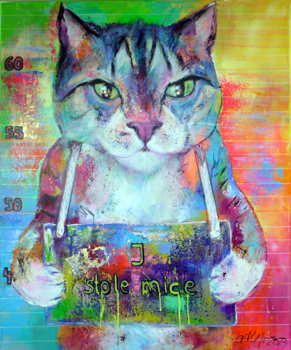 Lucky by Manuela Rathje, Painting for Sale on Select