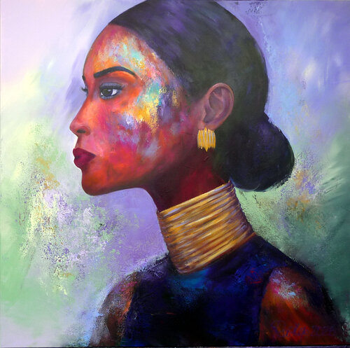Shari by Manuela Rathje, Painting for Sale on Select