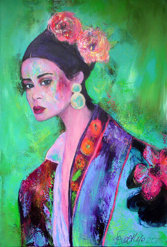 Amelie by Manuela Rathje, Painting for Sale on Select
