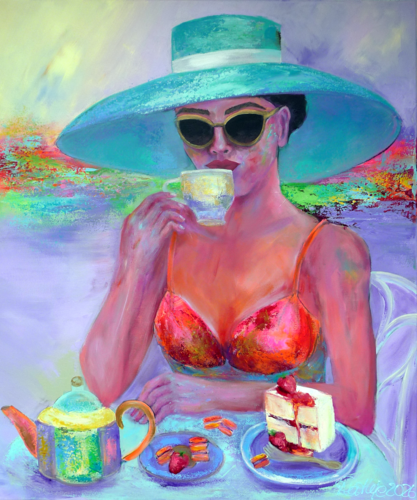 Times of pure enjoyment by Manuela Rathje, Painting for Sale on Select