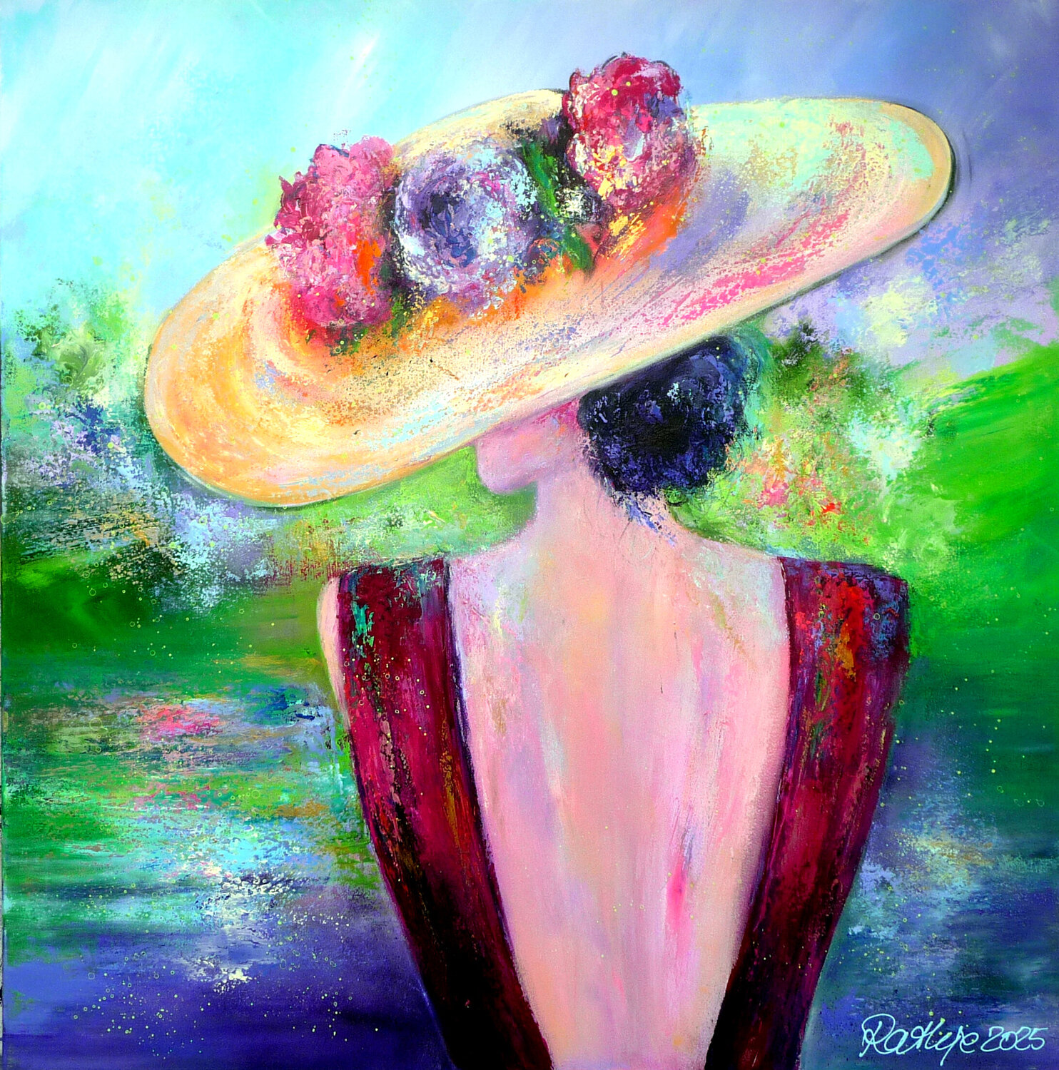 Am See Manuela Rathje Original painting for sale