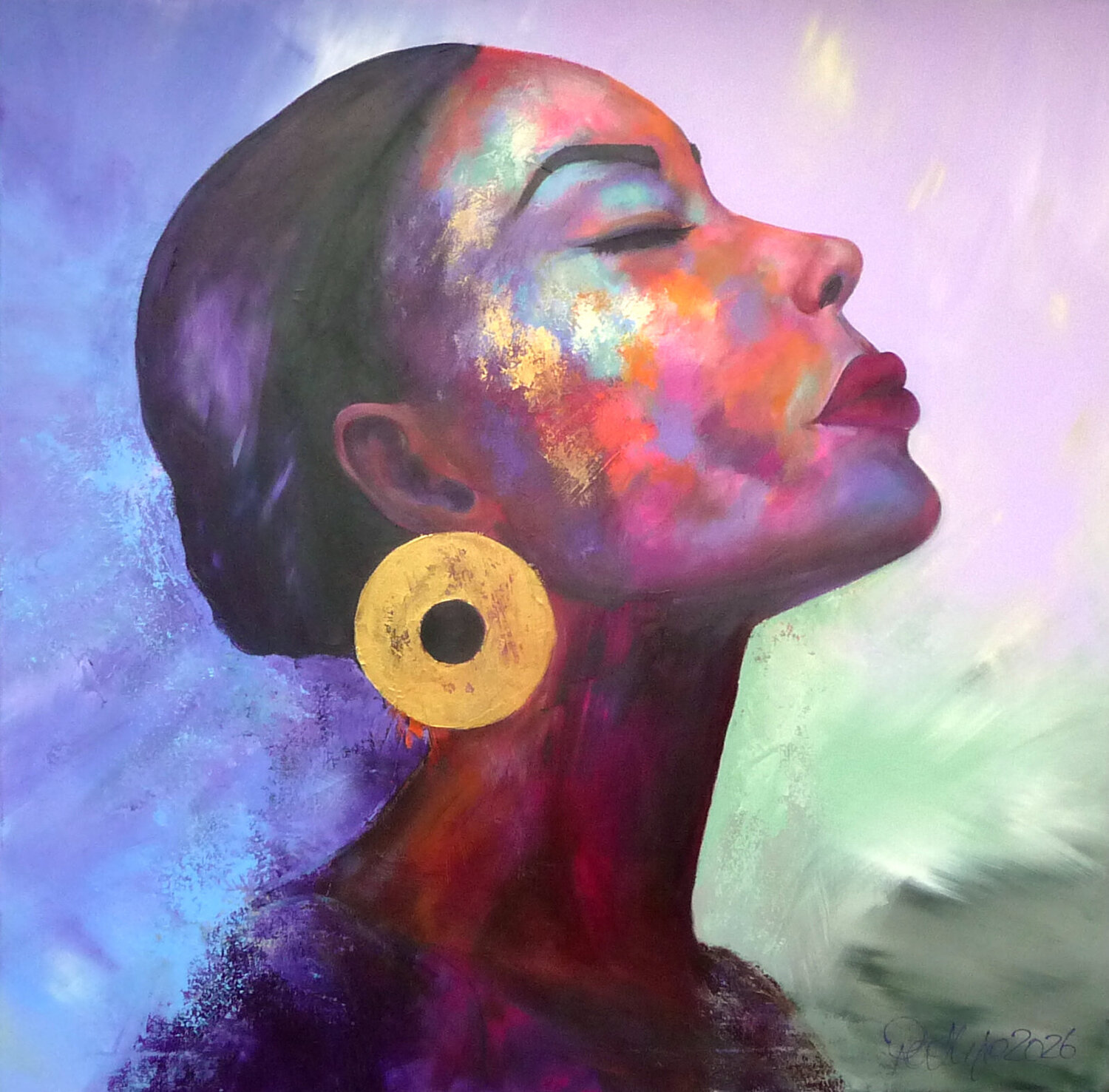 Evita Manuela Rathje Original painting for sale