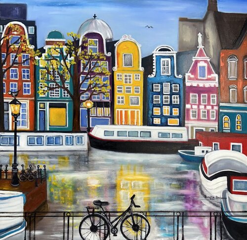 Amsterdam by Suzette Datema, Painting for Sale on Select