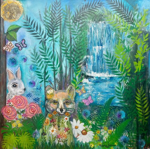 The Secret Garden by Suzette Datema, Painting for Sale on Select