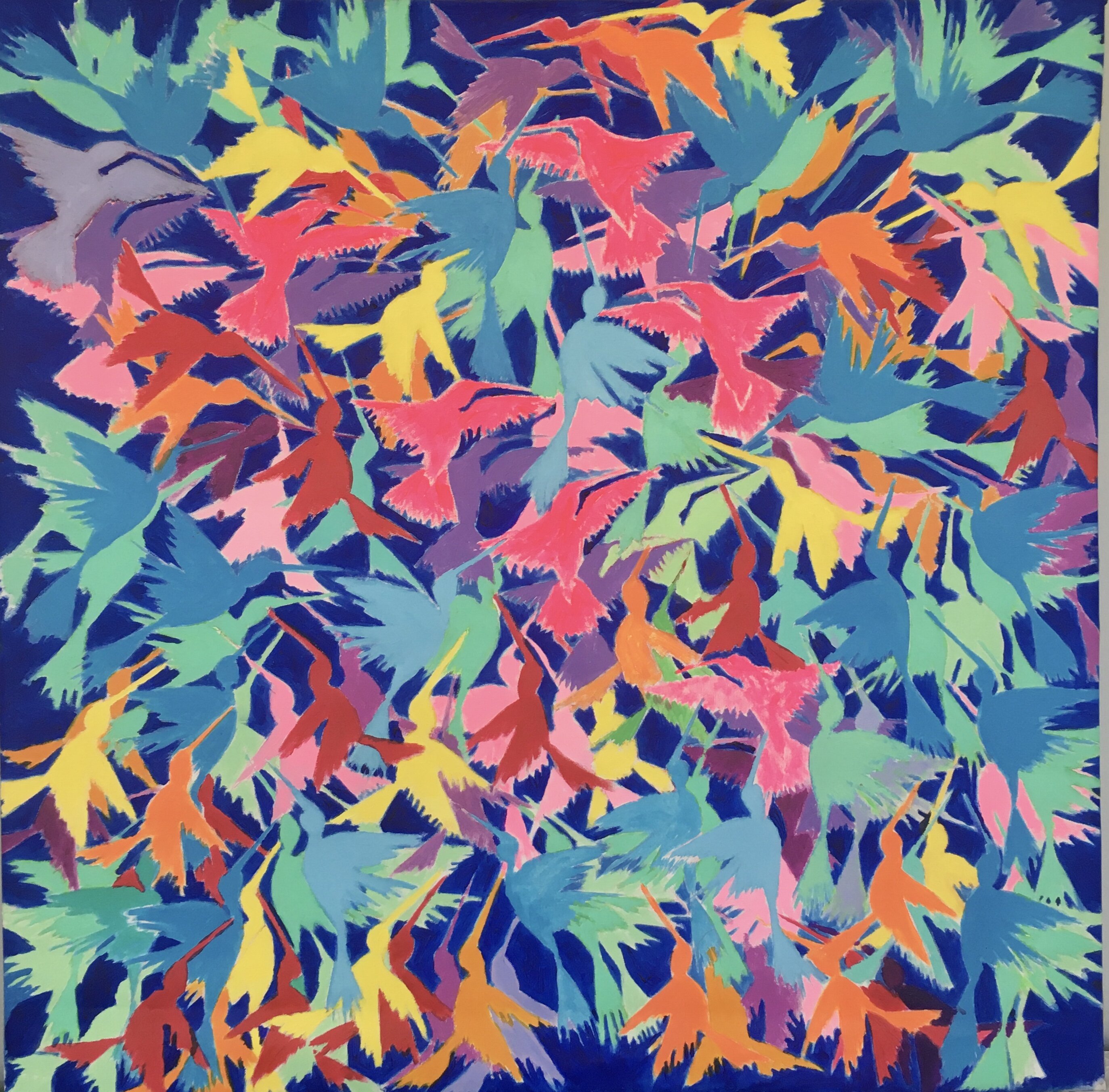 Hummingbirds awakening