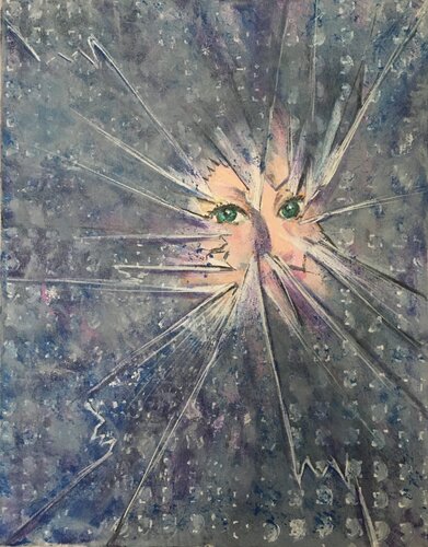 Shattered dreams by Mona Asmar Hecker, Painting for Sale on Select