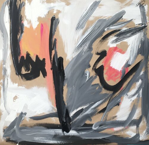 Abstract - Disaster. by Cinthya Picazo, Painting for Sale on Select