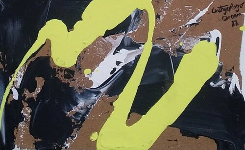 Abstract - Yellow Dreams by Cinthya Picazo, Painting for Sale on Select