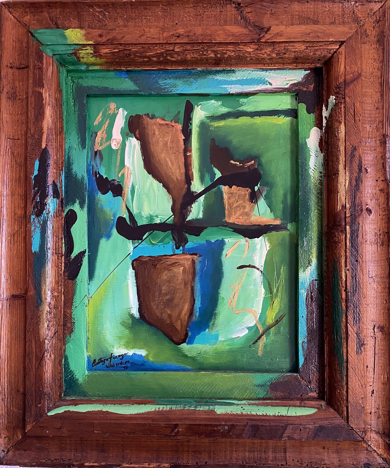 Abstract - Wild Nature Cinthya Picazo Original painting for sale