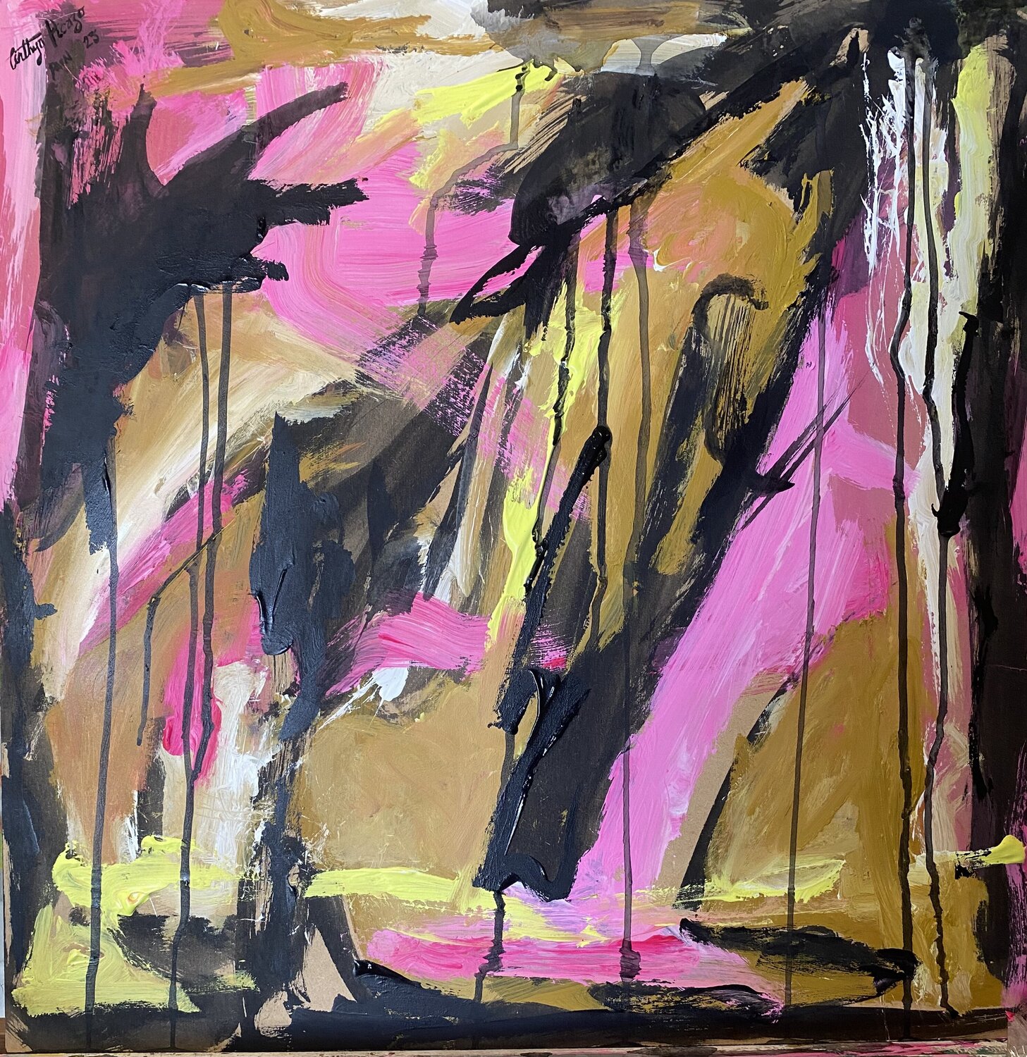 Pain - Dolor Cinthya Picazo Original painting for sale