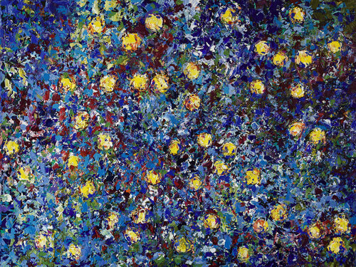 Un dia de primavera - A day in spring by Pia Andersen, Painting for Sale on Select