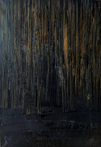 Forests cry silently by Yaryna Shumska, Painting for Sale on Select
