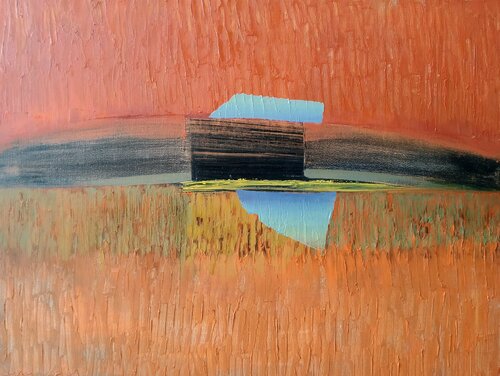 Shadow of the sun 1 by Yaryna Shumska, Painting for Sale on Select