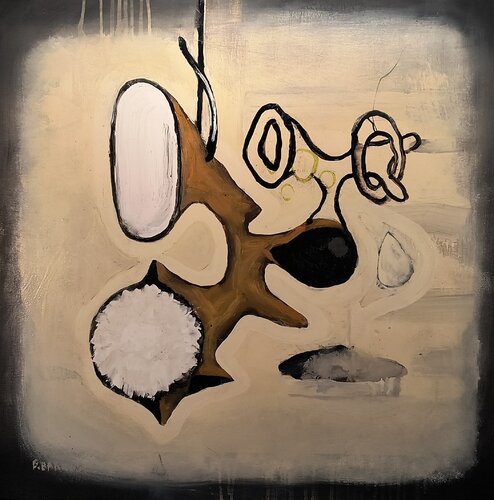 Eclipse 2024 (Tumbleweed series) by Brenda Barnum, Painting for Sale on Select