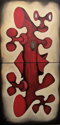 Magic Red Orchid -Guatemala 2025 by Brenda Barnum, Painting for Sale on Select