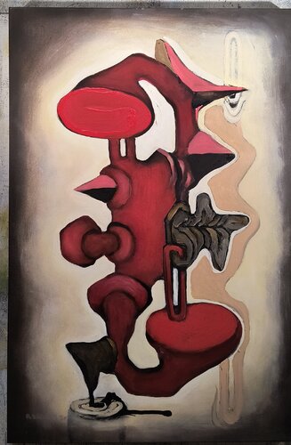 Red Siren 2026 by Brenda Barnum, Painting for Sale on Select
