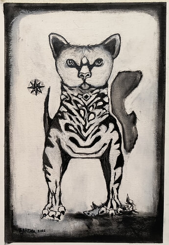 Rat Catcher #1 drawing by Brenda Barnum, Painting for Sale on Select