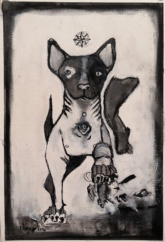 Rat Catcher #2 drawing by Brenda Barnum, Painting for Sale on Select