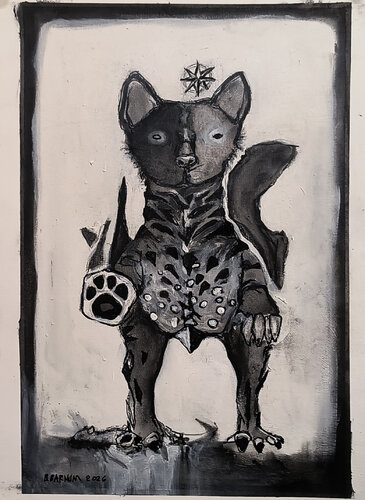 Rat Catcher #3  drawing by Brenda Barnum, Painting for Sale on Select
