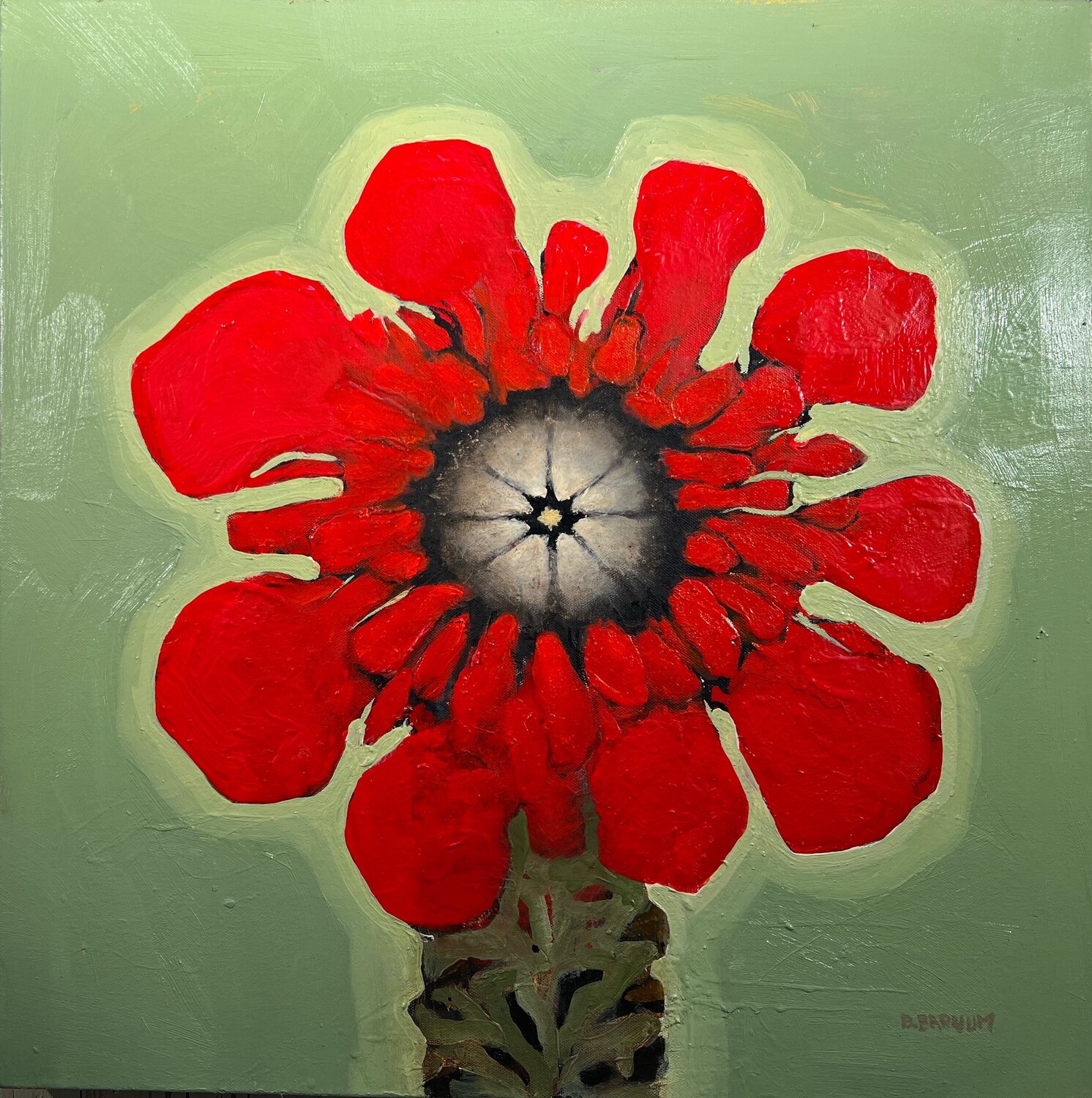 Cardinal Brenda Barnum Original painting for sale