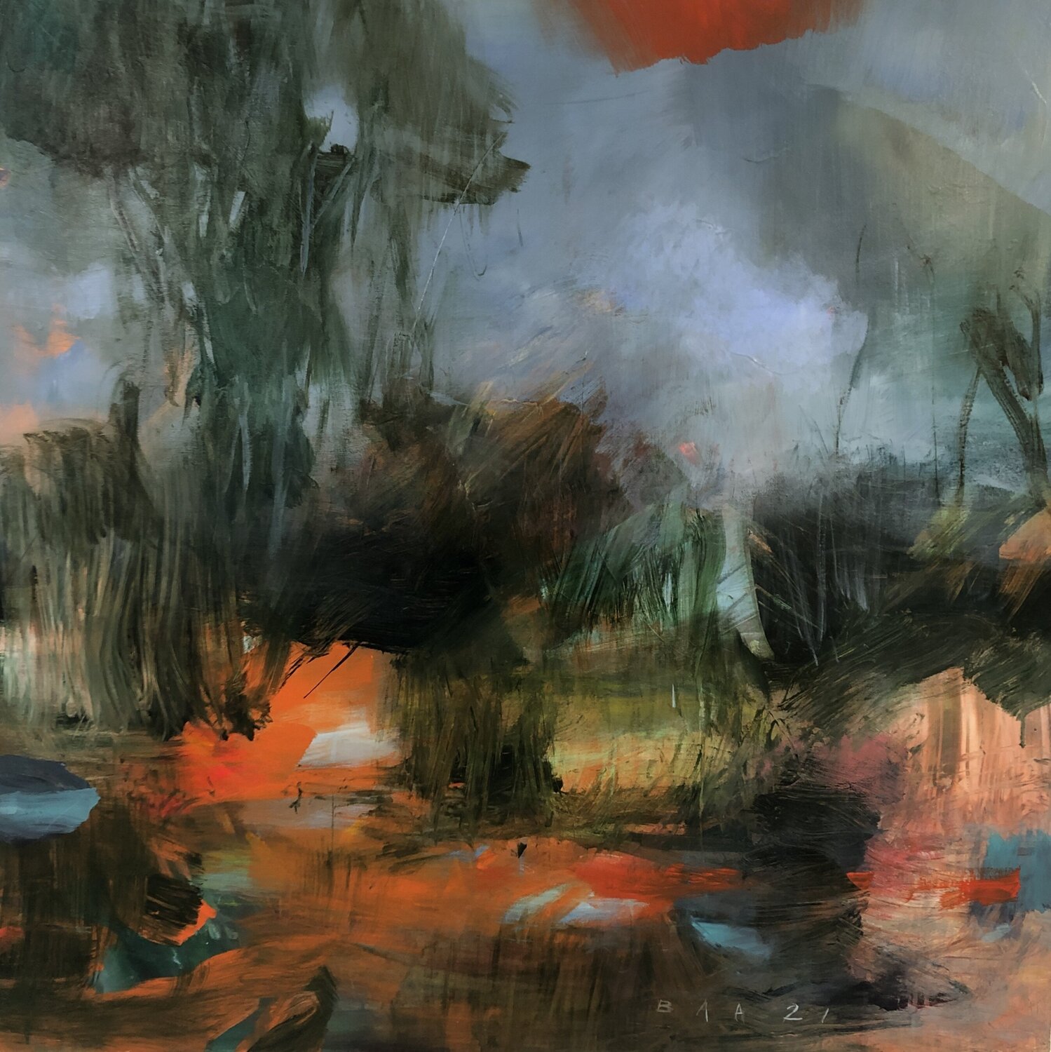 Tundra Bjørnar Aaslund Original painting for sale