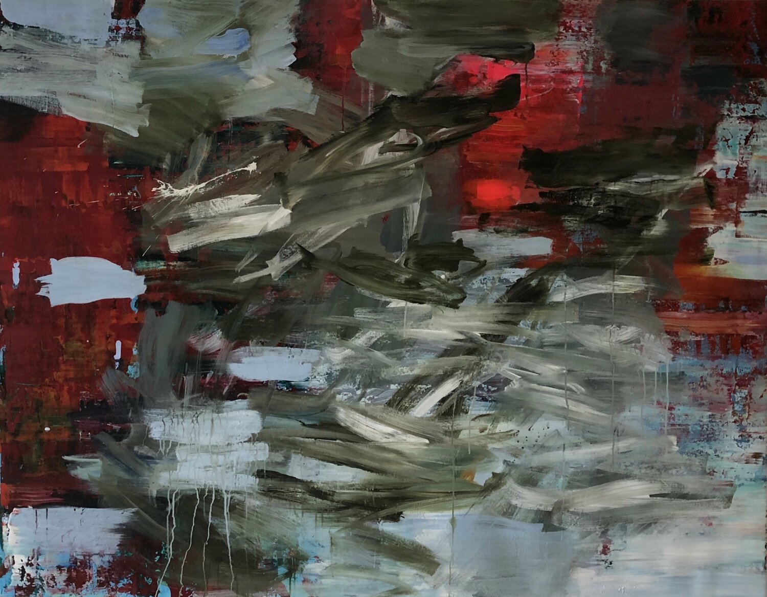 Dragonfly Habitat Bjørnar Aaslund Original painting for sale