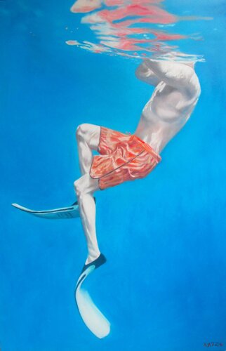 Manrise by Katerina Hatzi, Painting for Sale on Select