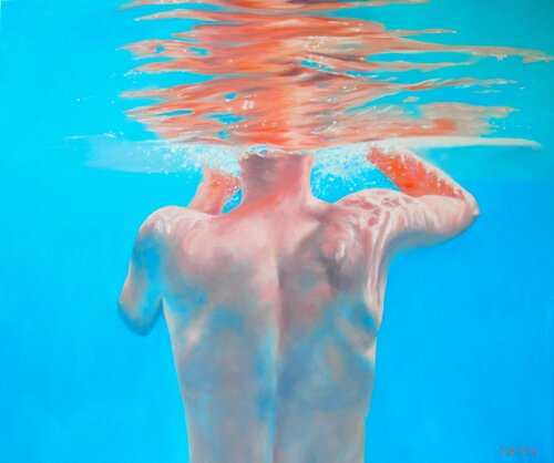 Baptism by Katerina Hatzi, Painting for Sale on Select