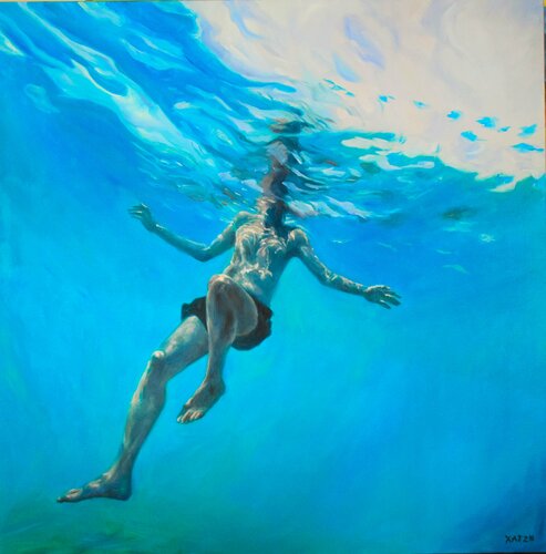 Levitation by Katerina Hatzi, Painting for Sale on Select