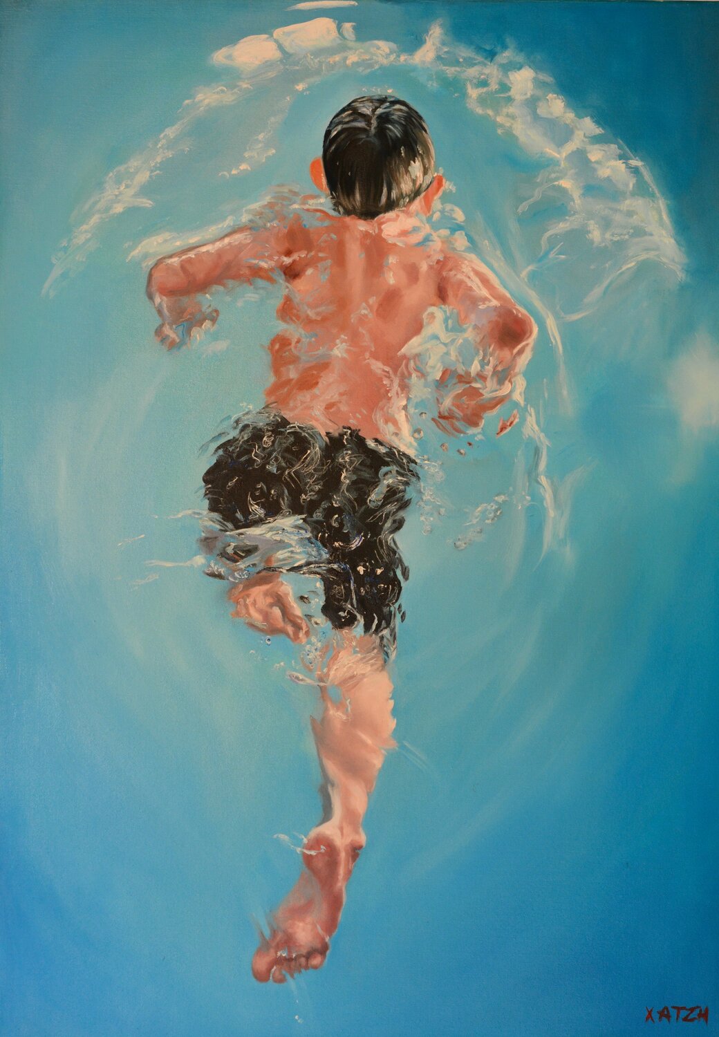 Pulsion Katerina Hatzi Original painting for sale