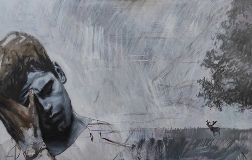 A Soul Tethering 2 by Janna Prinsloo, Painting for Sale on Select