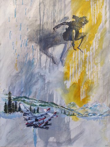 Above by Janna Prinsloo, Painting for Sale on Select